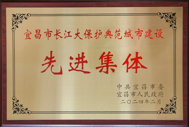 祝賀！股份公司榮獲宜昌市長(zhǎng)江大保護(hù)典范城市建設(shè)先進(jìn)集體稱號(hào)(圖2)